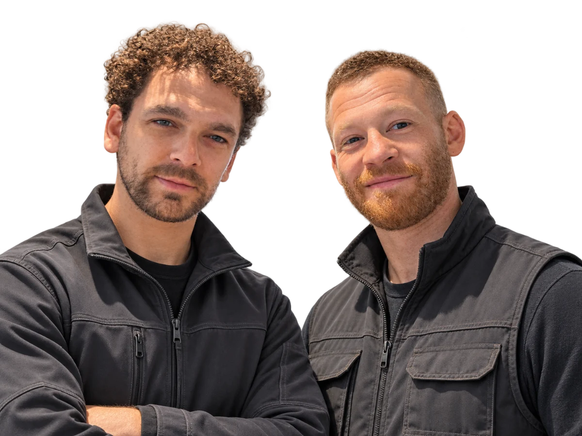 Serge and Andrey, the brothers who run RisingSun Energy